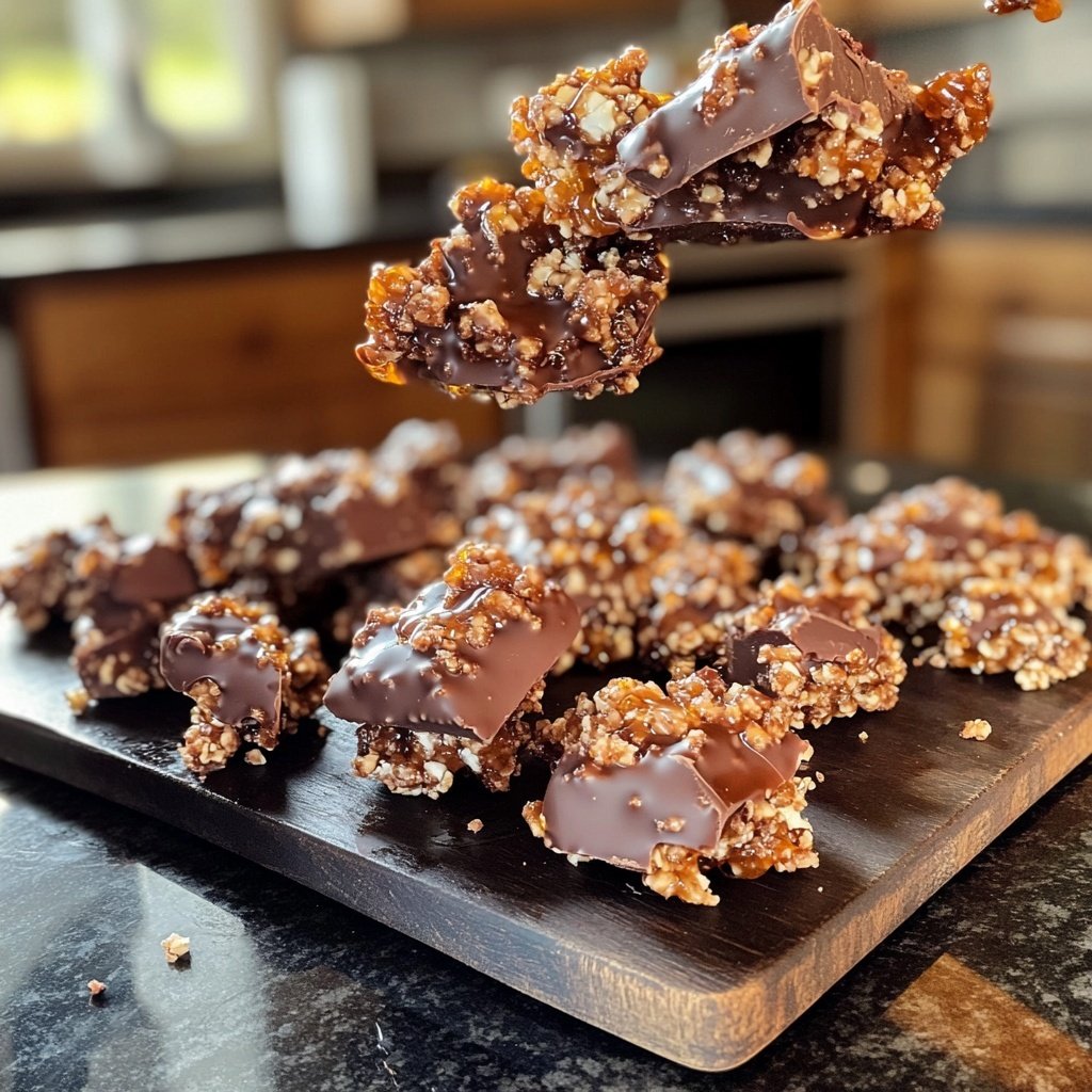 Chocolate Honey Snack Clusters