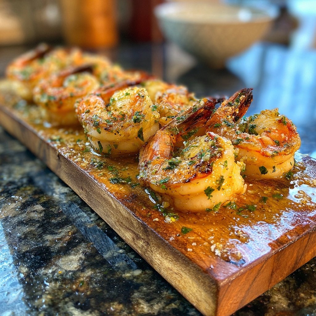 Baked Garlic Shrimp