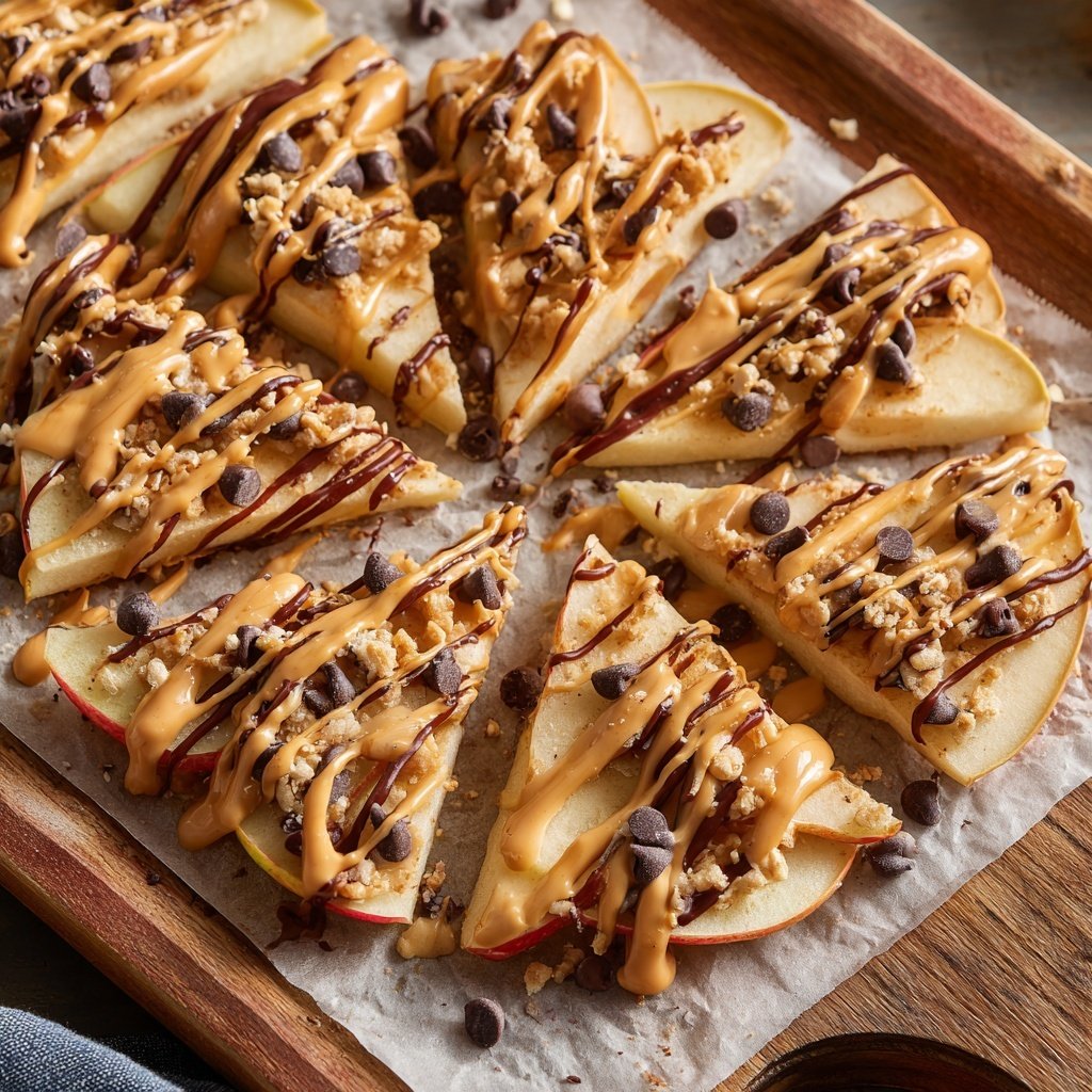 Healthy Snack Apple Nachos