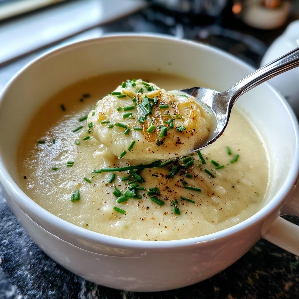 Creamy Cauliflower Garlic Soup