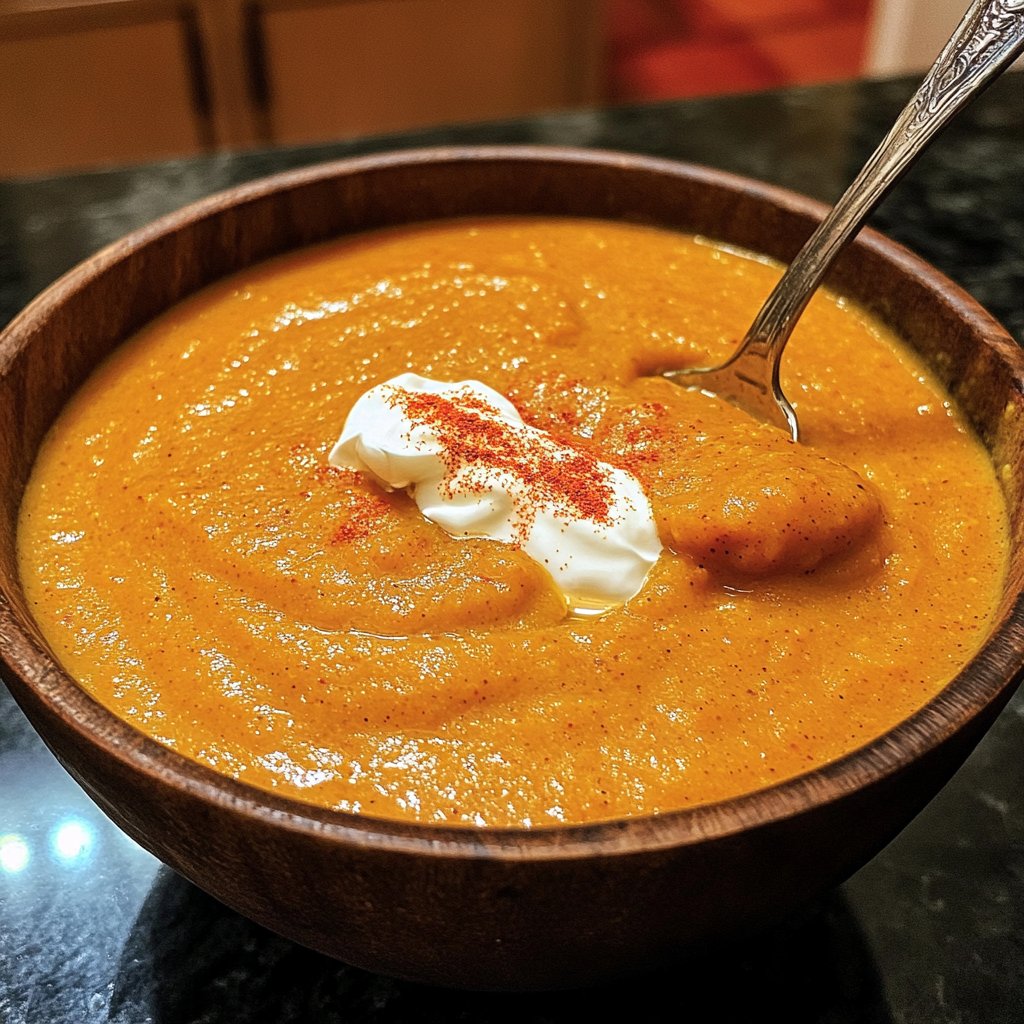 Spicy Pumpkin Squash Soup
