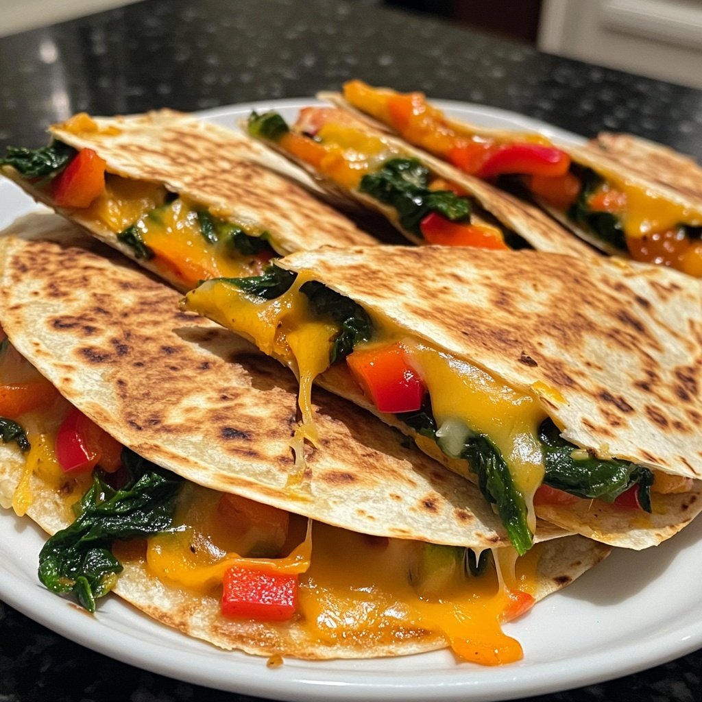 Super Bowl Appetizer Veggie Quesadillas