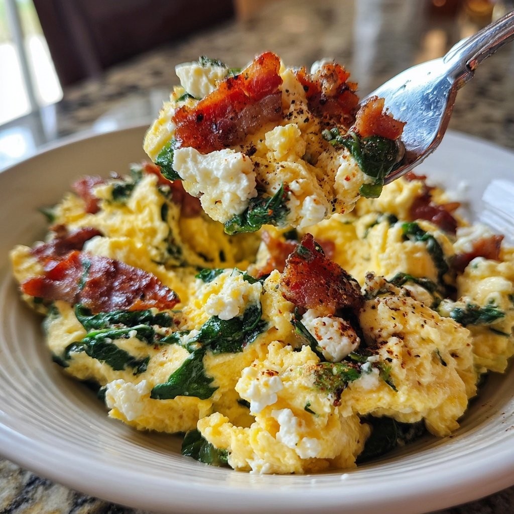 Keto Breakfast Egg Scramble