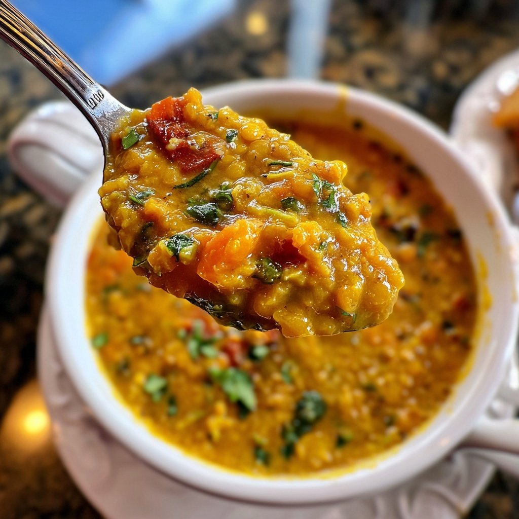 Jamaican Coconut Lentil Curry