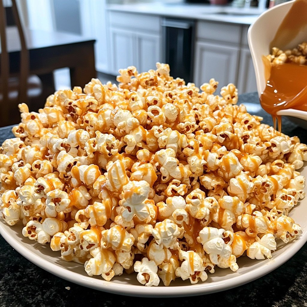 Quick Caramel Corn