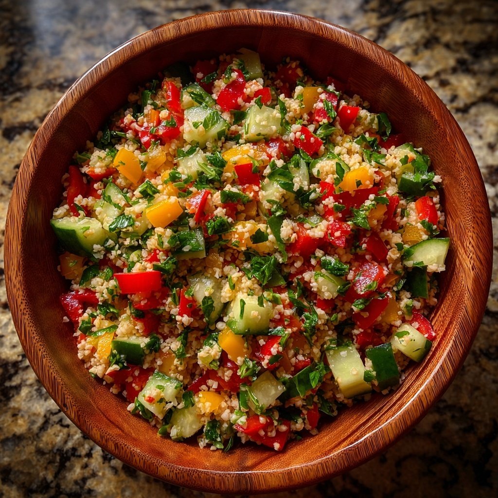 Mediterranean Bulgur Salad