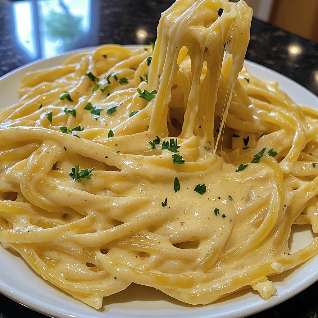 Easy Creamy Garlic Pasta