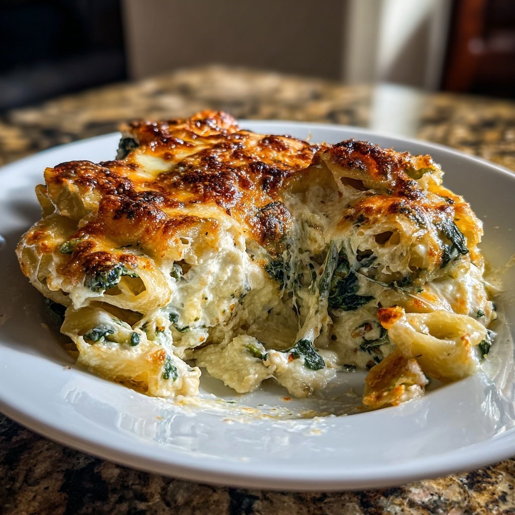Baked Ricotta Spinach Pasta